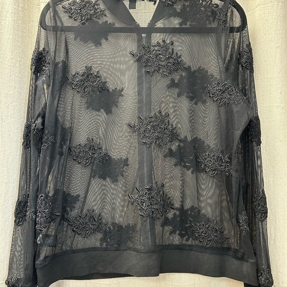 TORRID Black Mesh Floral Lace Bomber
Jacket / Torrid size 0 - Picture 6 of 10